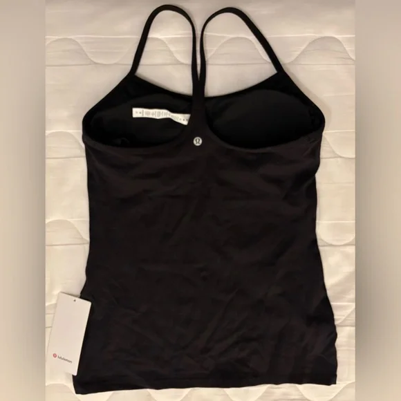 Lululemon Power Y tank BLK size 10 - Picture 5 of 5